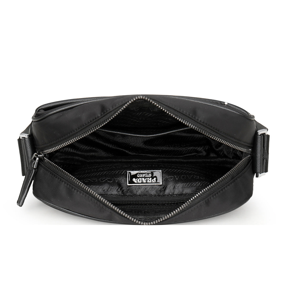 PRDA Re-Nylon camera-style shoulder bag